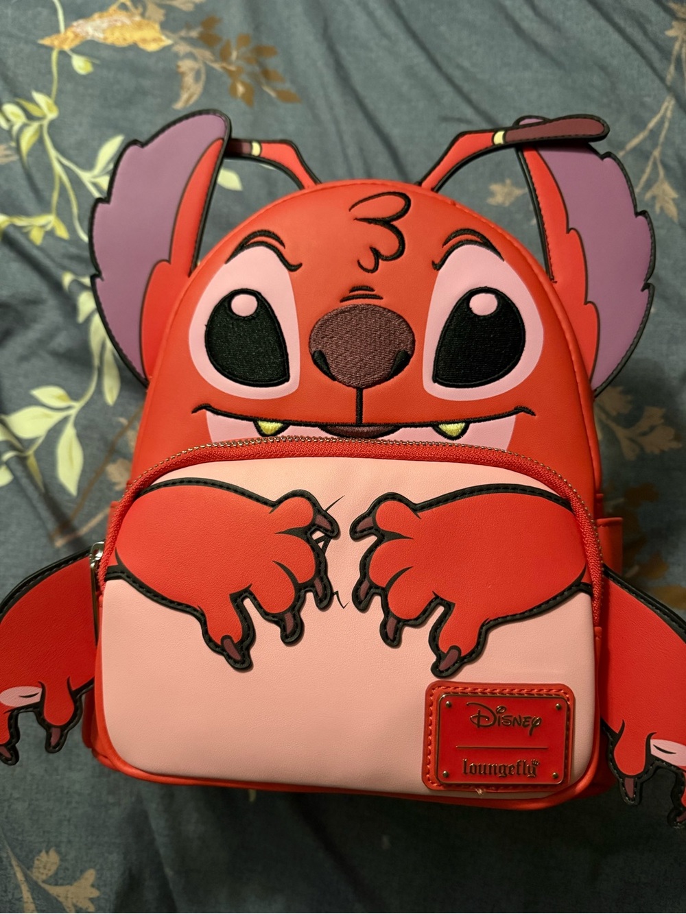Loungefly Kids Red & Pink Stitch Monster Backpack